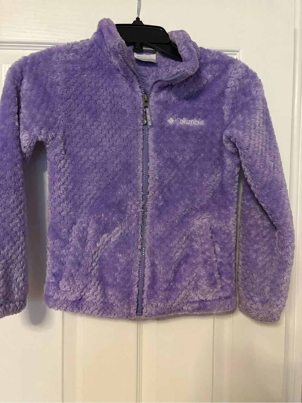 Kids Columbia Plush Fleece Jacket - Lavender